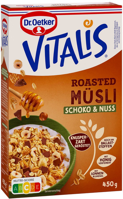 닥터 외트커 비탈리스 초콜릿 너트 뮤즐리, 1개, 450g