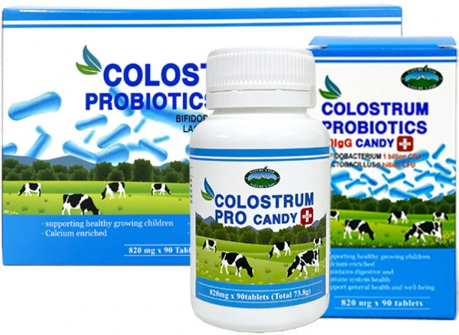 유산균 캔디 네이쳐스리프 초유 프로바이오틱스 90*3개 총 270정, 90정 - 쿠팡