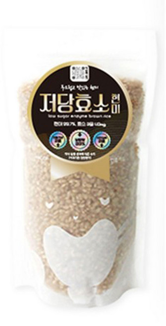바비조아 저당 효소 현미, 3개, 500g