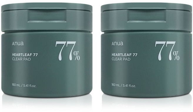 아누아 어성초 77 클리어 패드 160ml, 70매입, 2개