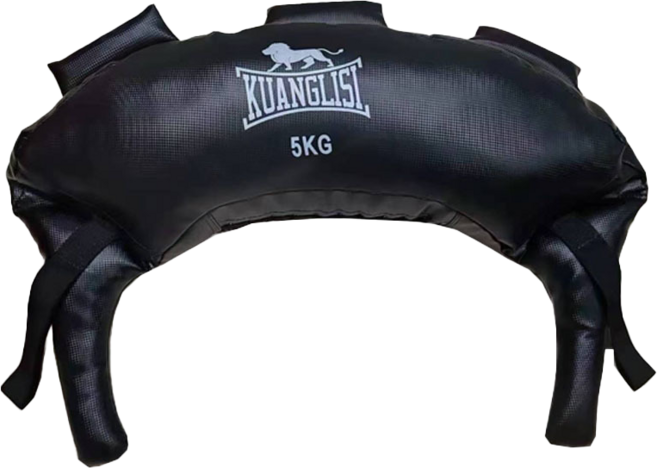킹스트롱 운동 헬스 불가리안백 모래주머니 블랙, 5kg
