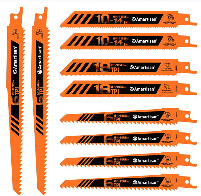 공구PXJ 컷소 목재용 철재용 톱날, 10개