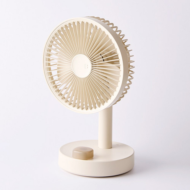 블루필 바셋2 무선 저소음 미니 탁상용 선풍기, BFN320, 베이지