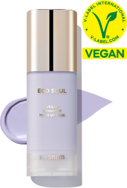 에코 소울 비건 브라이트 업 메이크업 베이스 50ml, 02 라벤더, 1개