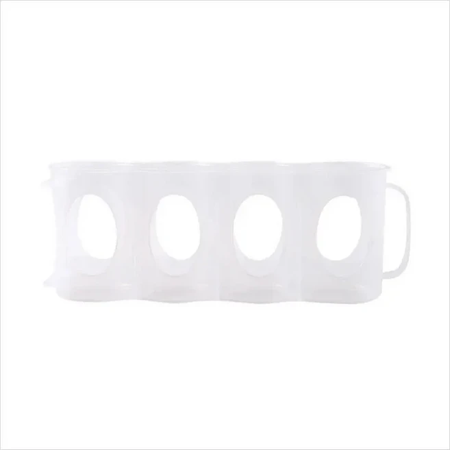 휴대용 탄산음료 캔 보관함 정리함 냉장고 선반 맥주 보관 슬라이드 투명 플라스틱에, 01 transparent