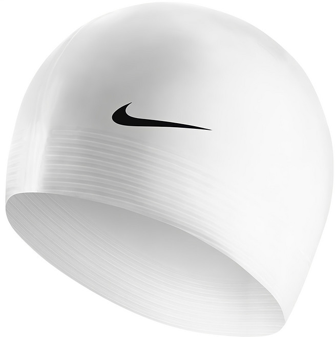 나이키스윔 솔리드 라텍스 캡, 화이트, 1개