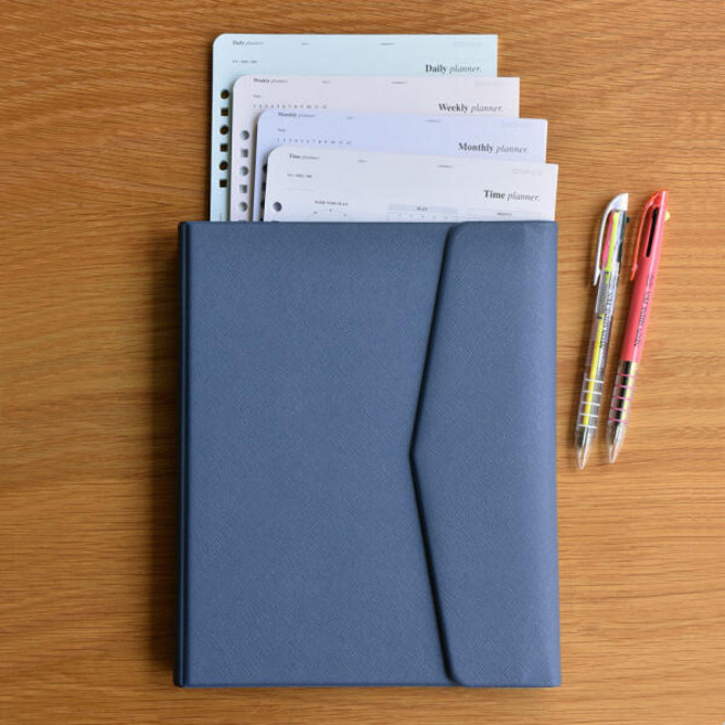 플레픽 클래시 젠틀 바인더 다이어리 커버 A5 6공, 01 레모니, 1개