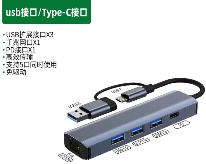 포시오디오 fosi ds2 AMP DAC 엠프 포터블, 5 in 2 2 기가비트 네트워크 케이블 익스텐더 기가