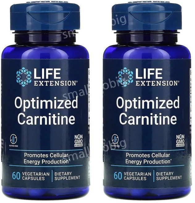 라이프익스텐션 엘 카르니틴 옵티마이즈드 60베지 캡슐 2병 acetyl L carnitine, 60정, 60정 2병 - 쿠팡