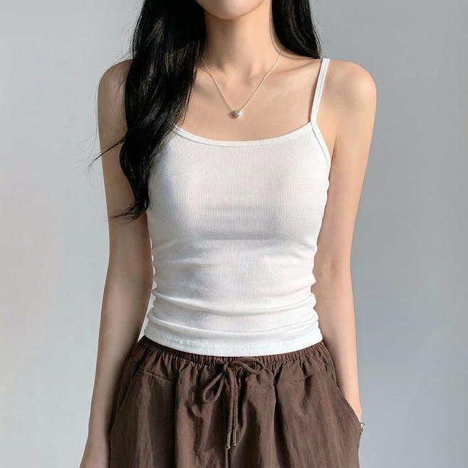 제너럴에이 골지 끈나시 이너 나시티 스판 민소매