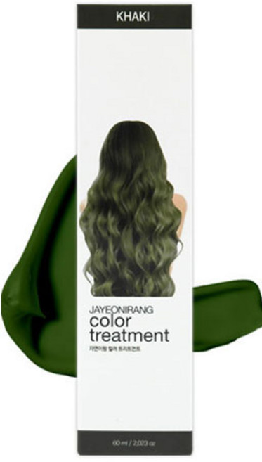 자연이랑 컬러 트리트먼트 60ml_카키, 카키, 4개