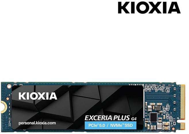 키오시아 PLUS G4 Gen5 NVMe SSD, 2TB, LVD10Z002TG8