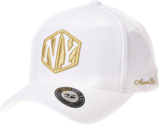 보씨엘 베이직 NY 자수 패턴캡 야구모자