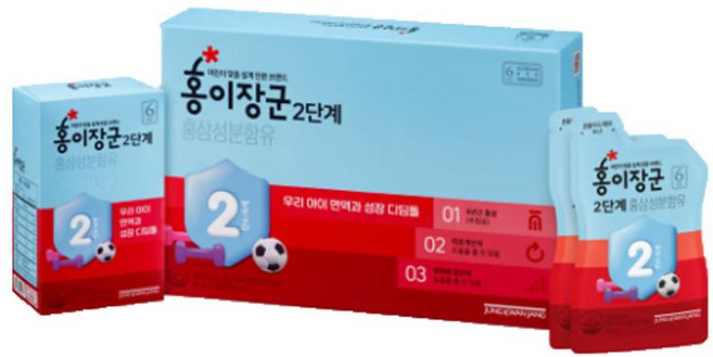 정관장 홍이장군 2단계+쇼핑백, 1박스, 20ml