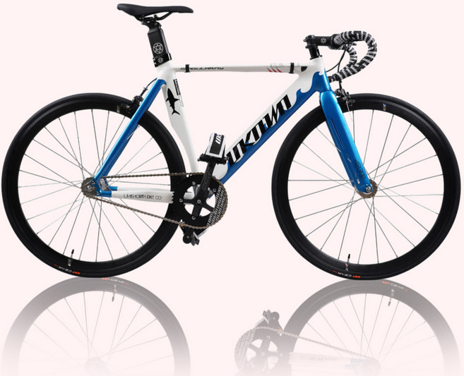 2025 언노운 싱귤러리티2 샤크 픽시자전거, 1개, 550cm, 화이트/블루