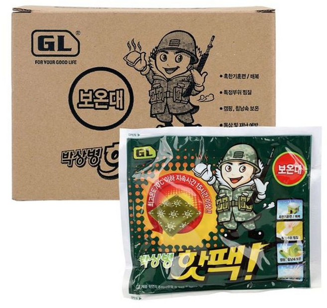 디디샵 박상병 핫팩 10개입, 1세트