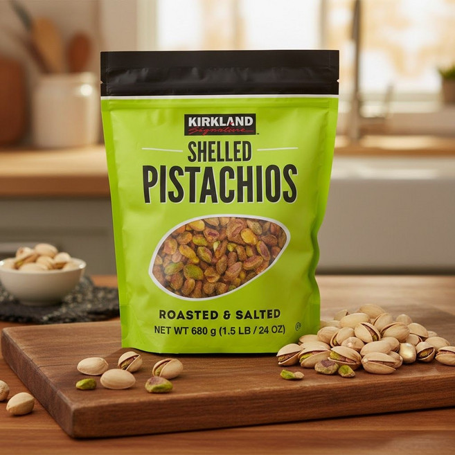 커클랜드 껍질제거 탈각 피스타치오 솔티드 680g