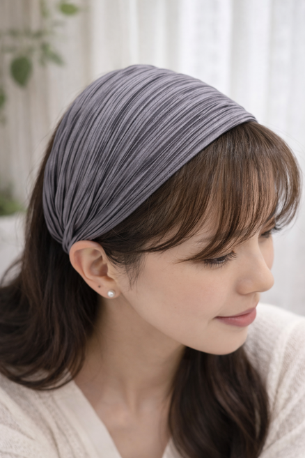 12cm 빅와이드 링글 넓은 모자대용 탈모 빈모커버 헤어밴드 머리띠