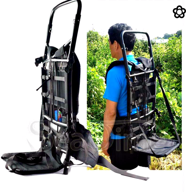 산악 지게 접이식 알미늄 지게 옮기기 운반구 경량 이동, NEW 등짐지게