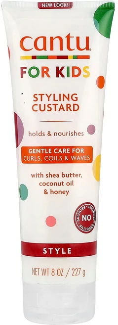 칸투 키즈 스타일링 커스터드 곱슬머리 웨이브 머리용 227g CTU-01545, 1 - 쿠팡