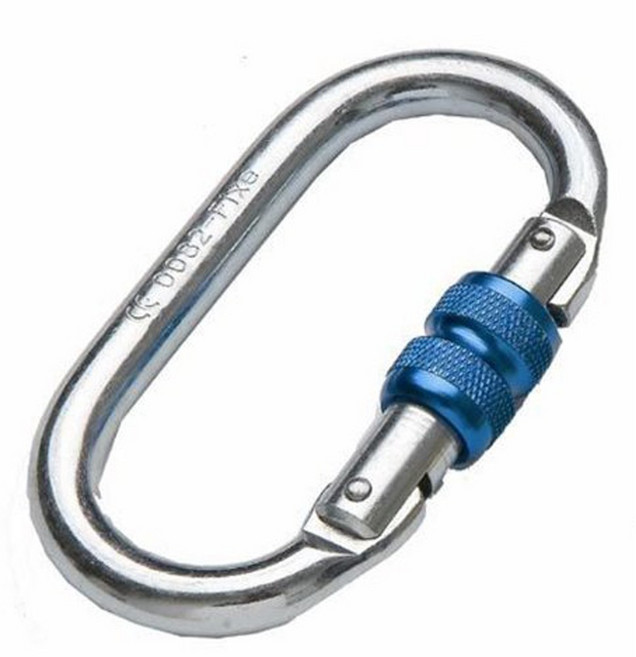 픽세로카 스틸 O형 잠금 카라비너 암벽등반 클라이밍 등산
