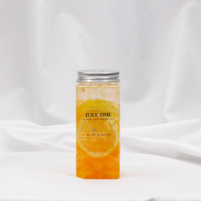 PET보틀 정사각370 ml, 몸통만100개, 100개, 투명, 370ml