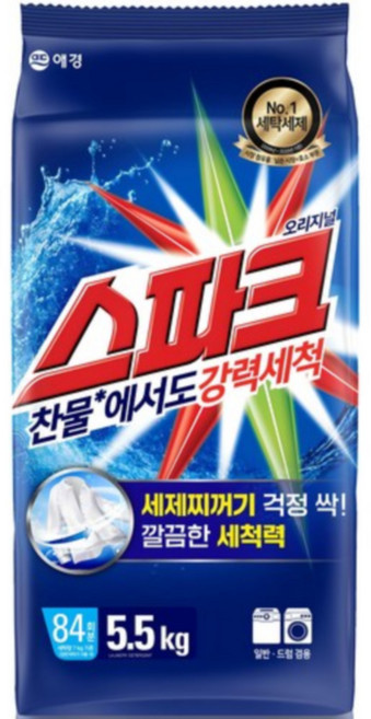 스파크 프라임 세제 리필, 5.5kg, 1개