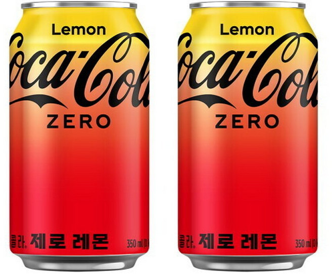 코카콜라 제로 레몬 350ml 24캔, 24개