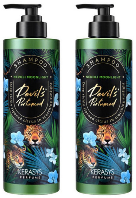 케라시스 데빌스 퍼퓸 시즌2 샴푸 네롤리 문라이트, 2개, 500ml