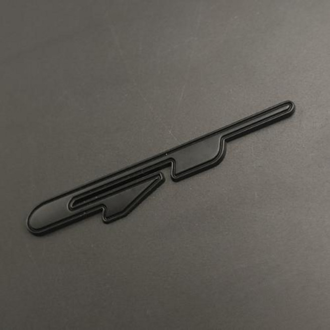 3D 금속 로고 GT 라인 엠블럼 자동차 스타일링 후면 트렁크 배지 데칼 스포티지 씨드 스팅어 K3 K5 GT 라인 스티커 액세서리, 1개, 2) GT Full Black