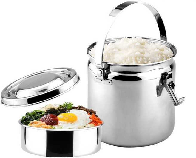 【潔豹】健康密封提鍋 14CM 1.5L【316不銹鋼 防漏 防溢 附內層 台灣製】, 1個