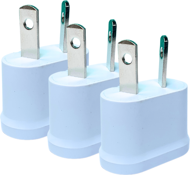 나폴리가든 110V 변환어댑터 해외 여행용 플러그 돼지코 (호주형 WN-20I), 3개