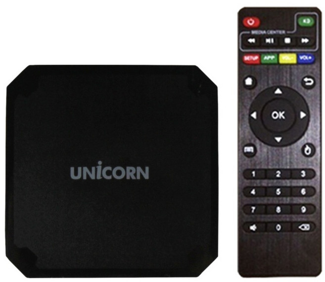 유니콘 AV-M9 UHD4K 안드로이드 셋톱박스 디빅스미디어플레이어 광고용디스플레이 Divx DivX