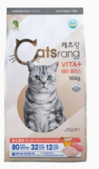 대주산업 캣츠랑 전연령5kg 7kg 16kg 택1 건식사료, 닭+참치, 1개