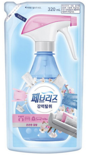 페브리즈 강력탈취 은은한 꽃향 리필 320ml, 5g, 1개, 30ml