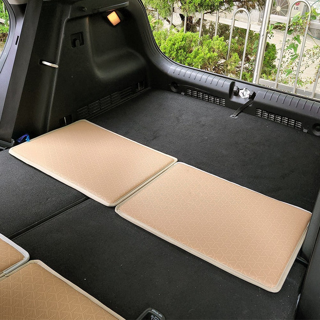 설레노 차박 평탄화 보드 차량용 차크닉 놀이방 매트, 블랙, 확장보드(대) 2개