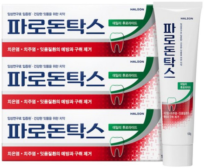 잇치 치약 미백 치태제거 기능성 염증 잇몸 이시림 예방 약국 치약 100g 3개