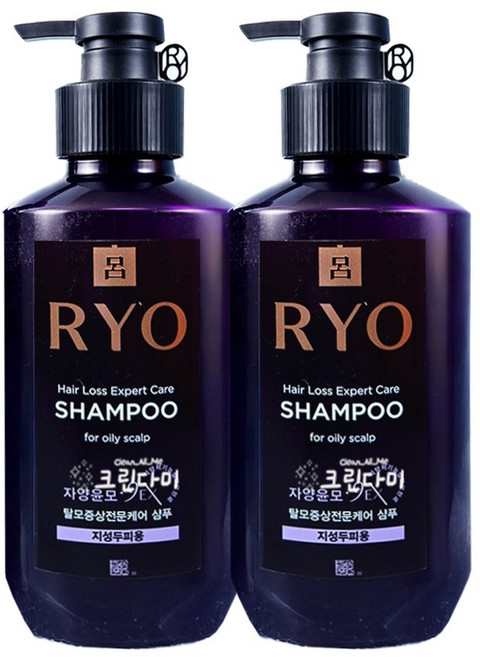 려 자양윤모 9EX 샴푸 지성두피용, 2개