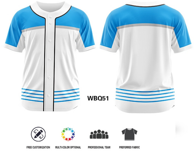 사용자 정의 전체 버튼 스피릿 야구 저지 승화 팀 로고 이름 번호 소프트볼 유니폼 나만의 스포츠웨어 디자, 13 XS, 02 WBQ01