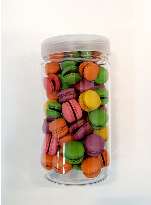 600ml 미니마카롱 겨울방학 졸업식 발렌타인데이 케이크장식 신년 어린이집간식 답례품 한입마카롱 프리미엄 수제 마카롱, 160g, 1개