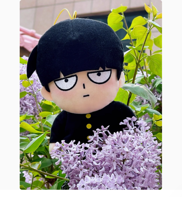 모브 사이코 100 카게야마 시게오 레이겐 아카타카 솜인형 봉제 인형, 1개, 23cm