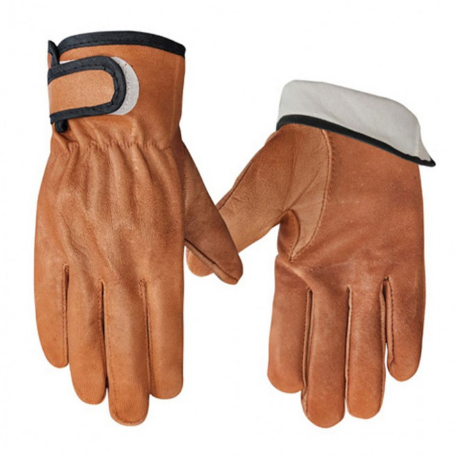 데일리마일샵 카멜로 찍찍이 천연가죽 알곤용접장갑 889-LT, 1개