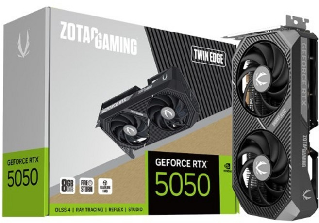 ZOTAC GAMING 지포스 RTX 5050 Twin Edge D6 8GB