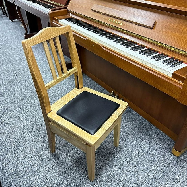 등받이 피아노의자 높이조절 피아노 의자 학원 연주용, 1개, 무광메이플, 기본 모델명/품번