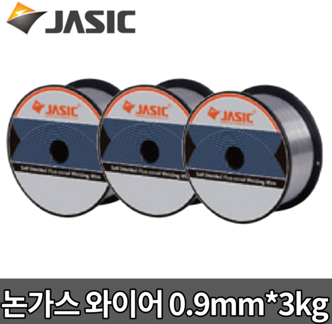 제이식 M100 논가스 용접와이어 1kg 3개입 0.9파이 3kg D100 공구왕 황부장, E71T-GS, 3개