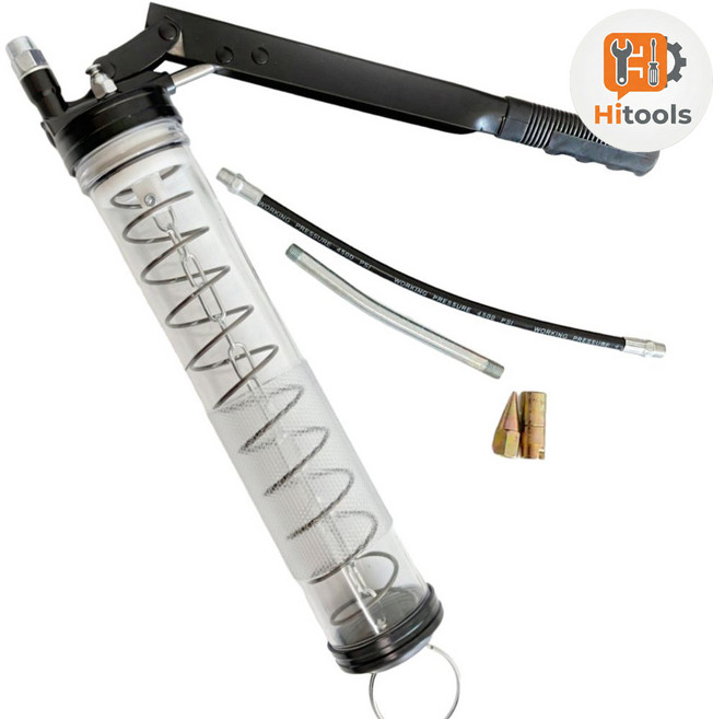 하이툴스 수동 카트리지 구리스 주입기 구리스 건 펌프 그리스, 1개