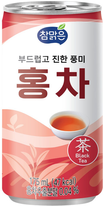 대일 참맑은 홍차음료, 175ml, 15개