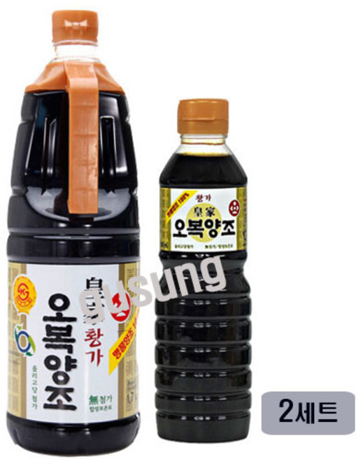 오복 간장[황가]1.7L+900ml 2.6L /2세트, 2세트
