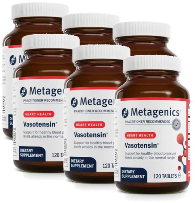 메타제닉스 바소텐신 블러드 프레셔 서포트 Metagenics Vasotensin, 6개, 120정 - 쿠팡