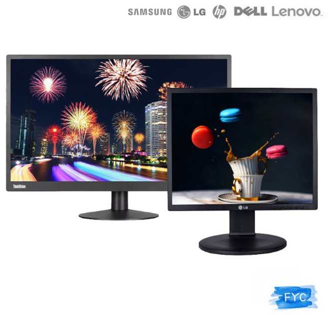 삼성 LG HP 레노버 델 대기업 브랜드 LCD LED 17~27인치 중고 모니터 B급 랜덤, 24인치 LED B급 랜덤, 24-LED-BCLASS
